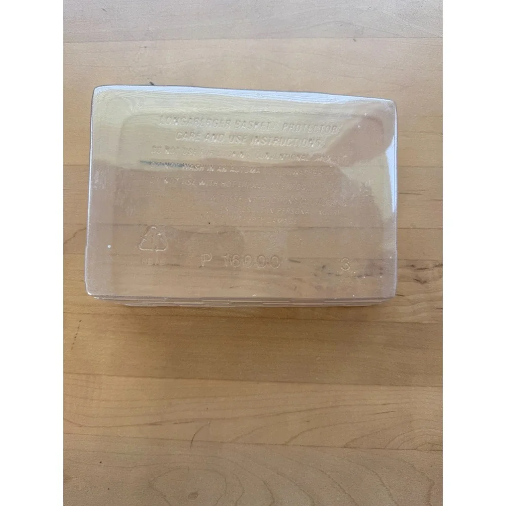 Longaberger Basket Clear Plastic Protector 16000 4.75